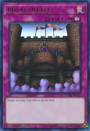 Royal Decree [DUDE-EN051] Ultra Rare (ONLINE ORDER ONLY)