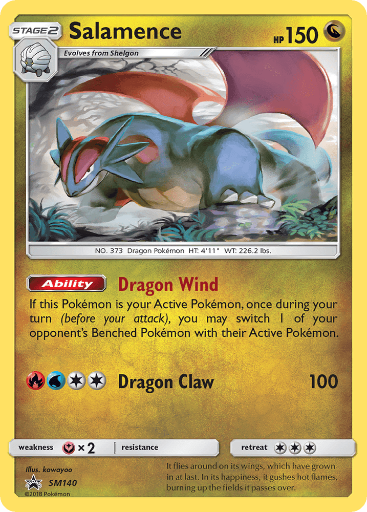 Salamence (SM140) [Sun & Moon: Black Star Promos] (Online Only)