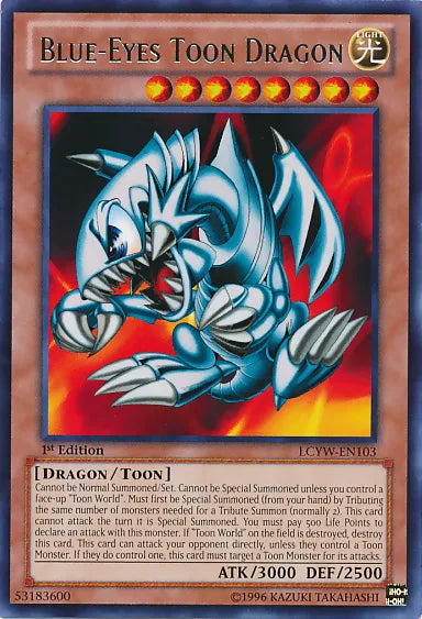 Blue-Eyes Toon Dragon [LCYW-EN103] Rare