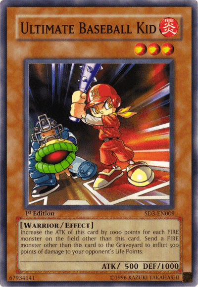 Ultimate Baseball Kid [SD3-EN009] Common (ONLINE ORDER ONLY)