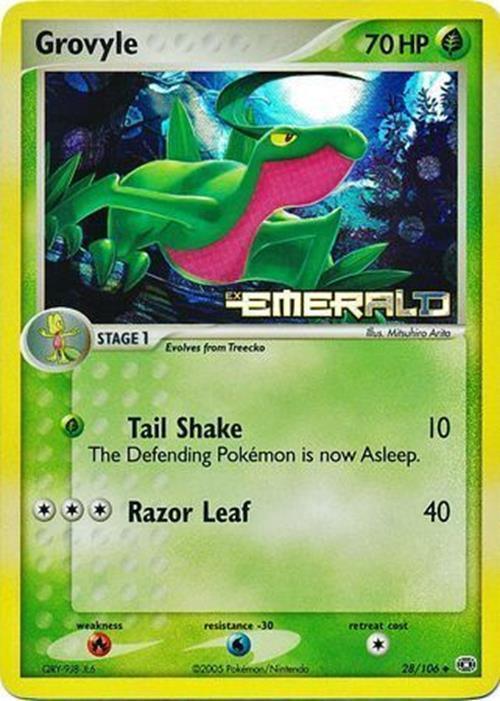 Grovyle (28/106) (Stamped) [EX: Emerald] (Online Only)