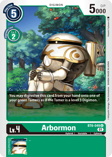 Arbormon [BT6-049] [Double Diamond] (ONLINE ORDER ONLY)