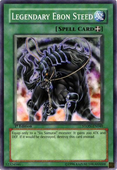 Legendary Ebon Steed [STON-EN040] Common (ONLINE ORDER ONLY)