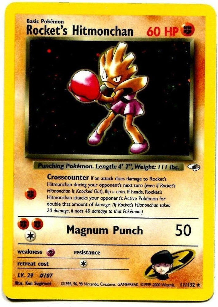 Rocket's Hitmonchan (11/132) [Gym Heroes Unlimited] (Online Only)