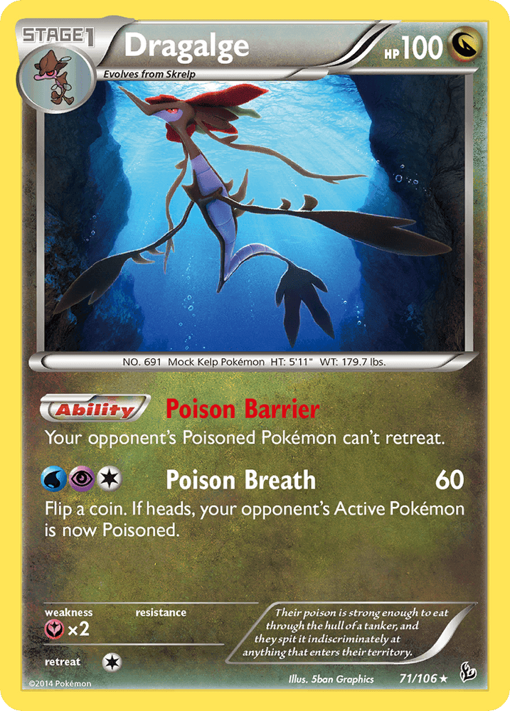 Dragalge (71/106) [XY: Flashfire] (Online Only)