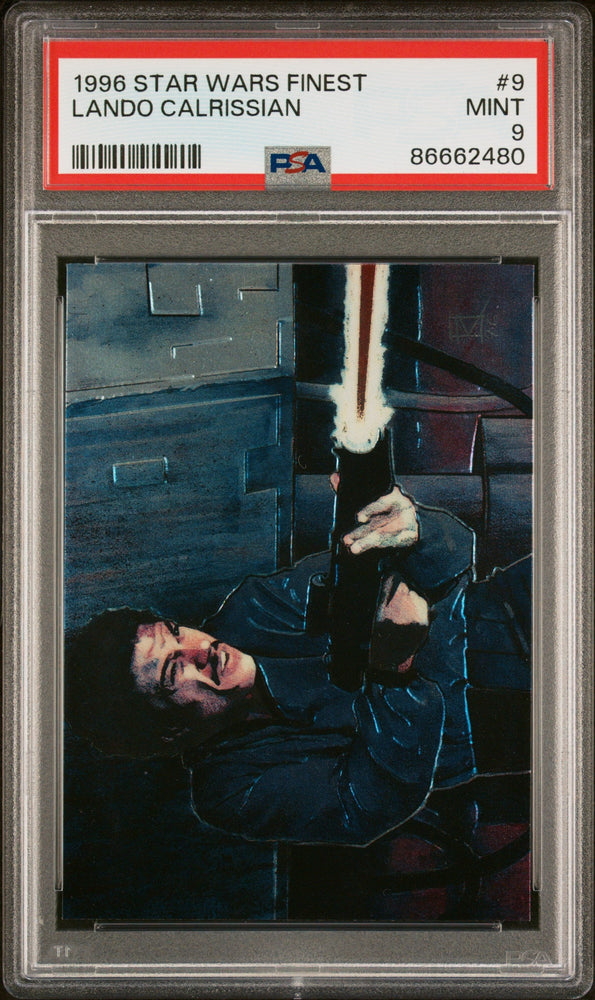 1996 STAR WARS FINEST LANDO CALRISSIAN  #9 - PSA 9 (Online Order Only)