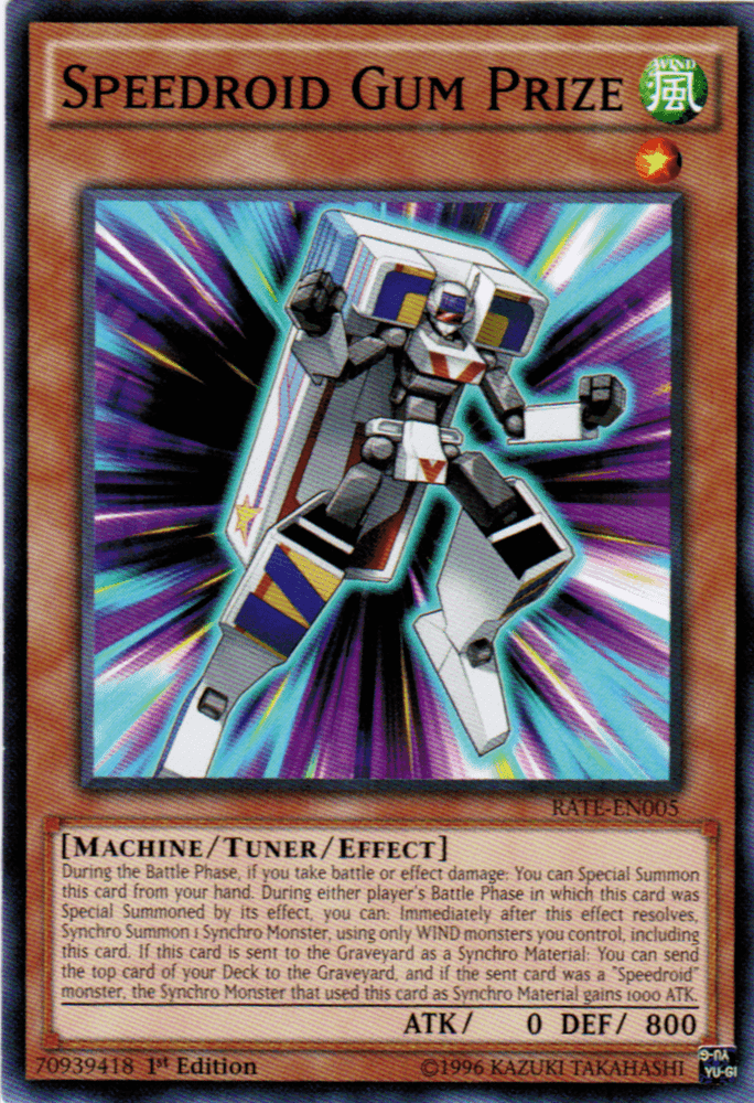 Speedroid Gum Prize [RATE-EN005] Common (ONLINE ORDER ONLY)