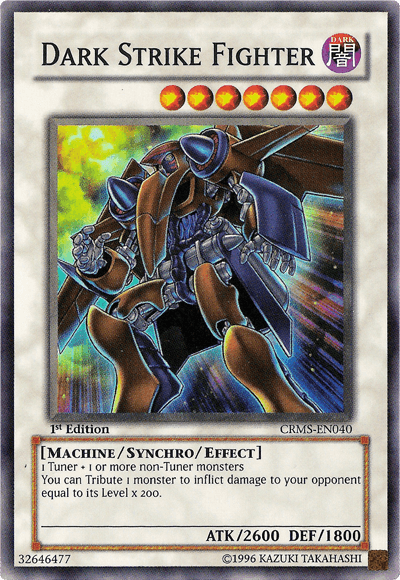 Dark Strike Fighter [CRMS-EN040] Super Rare (ONLINE ORDER ONLY)