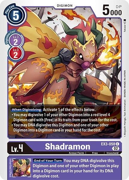 Shadramon [EX3-058] [Revision Pack Cards] (ONLINE ORDER ONLY)