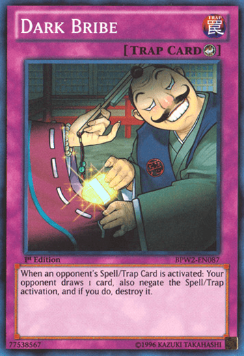 Dark Bribe [BPW2-EN087] Super Rare (ONLINE ORDER ONLY)