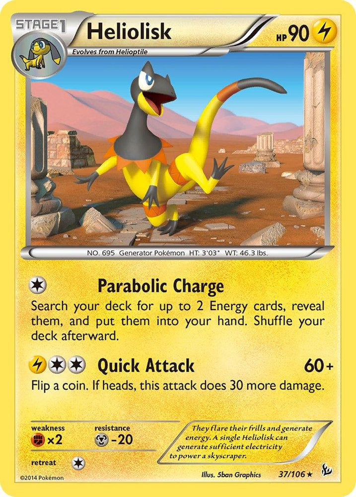 Heliolisk (37/106) (Theme Deck Exclusive) [XY: Flashfire] (Online Only)