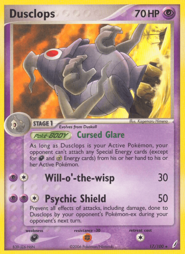 Dusclops (17/100) [EX: Crystal Guardians] (Online Only)