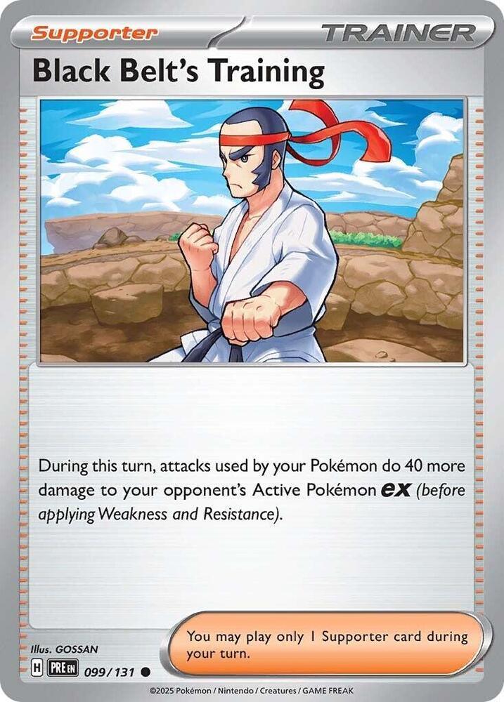 Black Belt's Training (099/131) [Scarlet & Violet: Prismatic Evolutions] (Online Only)