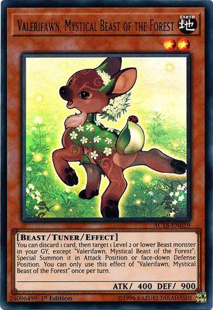 Valerifawn, Mystical Beast of the Forest [AC18-EN019] Ultra Rare (ONLINE ORDER ONLY)