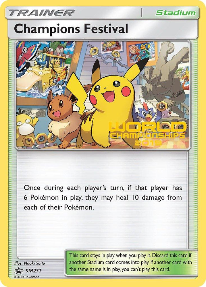 Champions Festival (SM231) (Top Thirty Two 2019) [Sun & Moon: Black Star Promos] (Online Only)