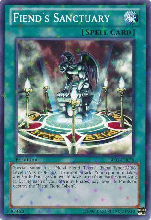 Fiend's Sanctuary [BP01-EN076] Starfoil Rare (ONLINE ORDER ONLY)