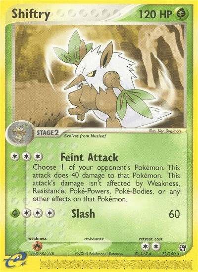 Shiftry (22/100) [EX: Sandstorm] (Online Only)
