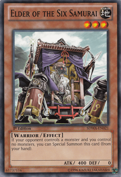 Elder of the Six Samurai [SDWA-EN021] Common (ONLINE ORDER ONLY)