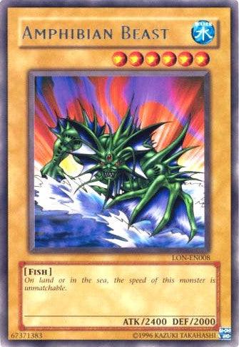 Amphibian Beast [LON-EN008] Rare (ONLINE ORDER ONLY)