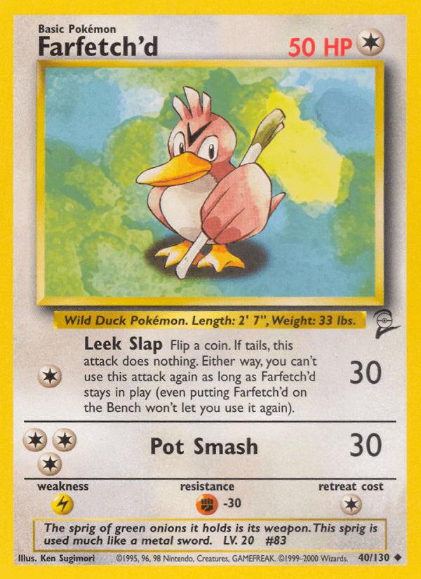Farfetch'd (40/130) [Base Set 2] (Online Only)
