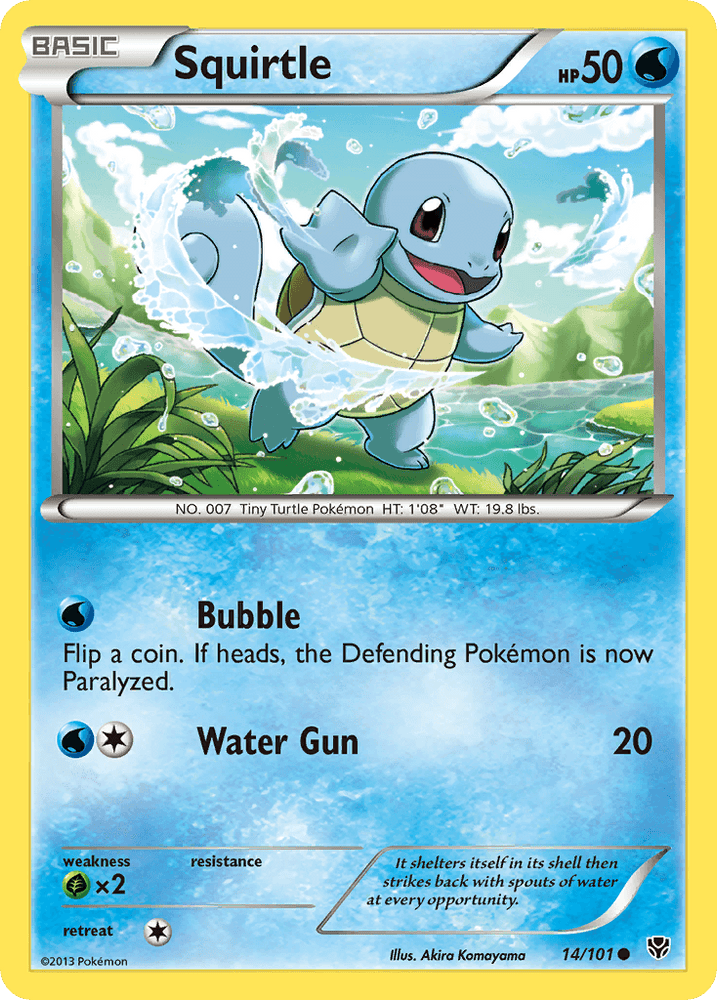 Squirtle (14/101) [Black & White: Plasma Blast] (Online Only)