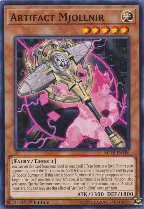Artifact Mjollnir [MP18-EN186] Common (ONLINE ORDER ONLY)