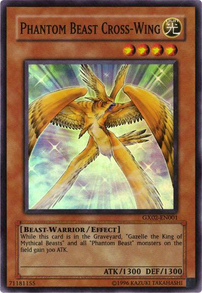 Phantom Beast Cross-Wing [GX02-EN001] Super Rare (ONLINE ORDER ONLY)