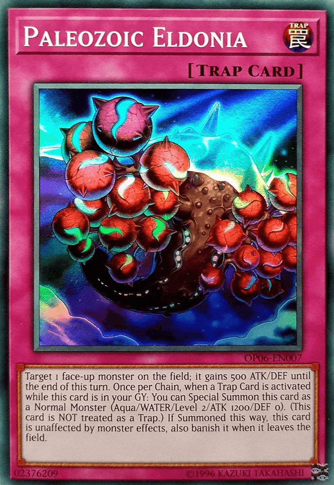 Paleozoic Eldonia [OP06-EN007] Super Rare (ONLINE ORDER ONLY)