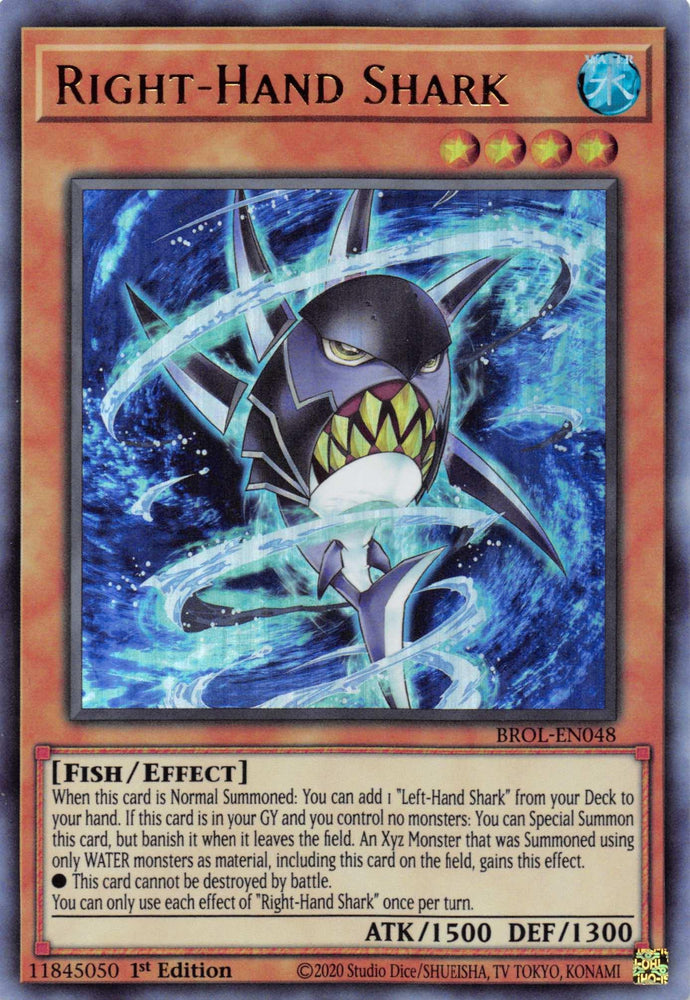 Right-Hand Shark [BROL-EN048] Ultra Rare (ONLINE ORDER ONLY)