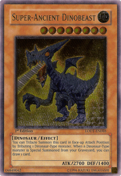Super-Ancient Dinobeast [LODT-EN088] Ultimate Rare (ONLINE ORDER ONLY)