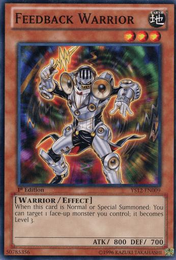 Feedback Warrior [YS12-EN009] Common (ONLINE ORDER ONLY)