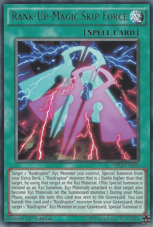 Rank-Up-Magic Skip Force [SHVI-EN058] Rare (ONLINE ORDER ONLY)