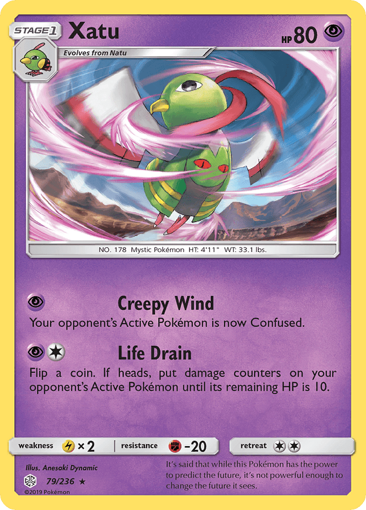 Xatu (79/236) [Sun & Moon: Cosmic Eclipse] (Online Only)