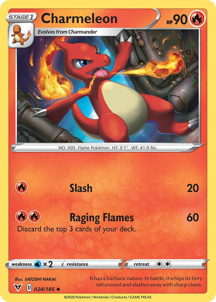 Charmeleon (024/185) [Sword & Shield: Vivid Voltage] (Online Only)