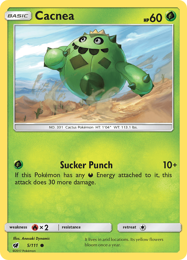Cacnea (5/111) [Sun & Moon: Crimson Invasion] (Online Only)
