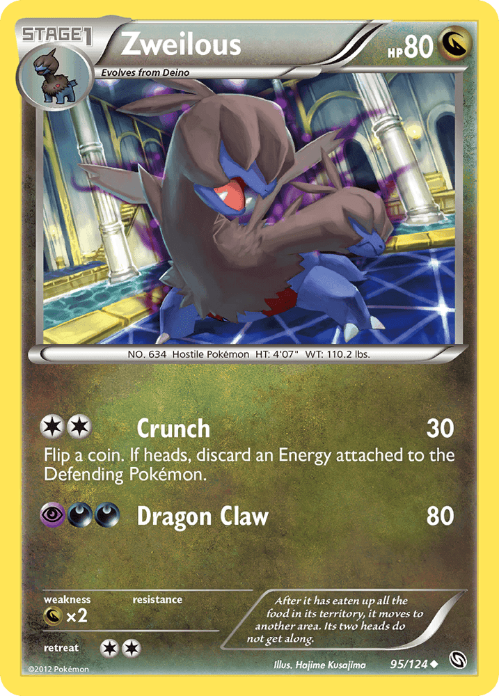 Zweilous (95/124) [Black & White: Dragons Exalted] (Online Only)