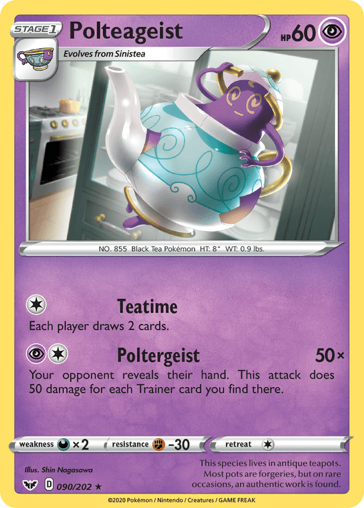 Polteageist (090/202) [Sword & Shield: Base Set] (Online Only)