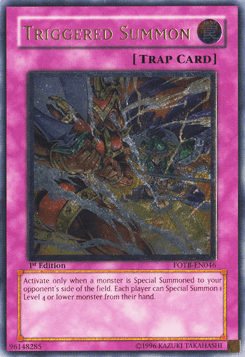 Triggered Summon [FOTB-EN046] Ultimate Rare (ONLINE ORDER ONLY)
