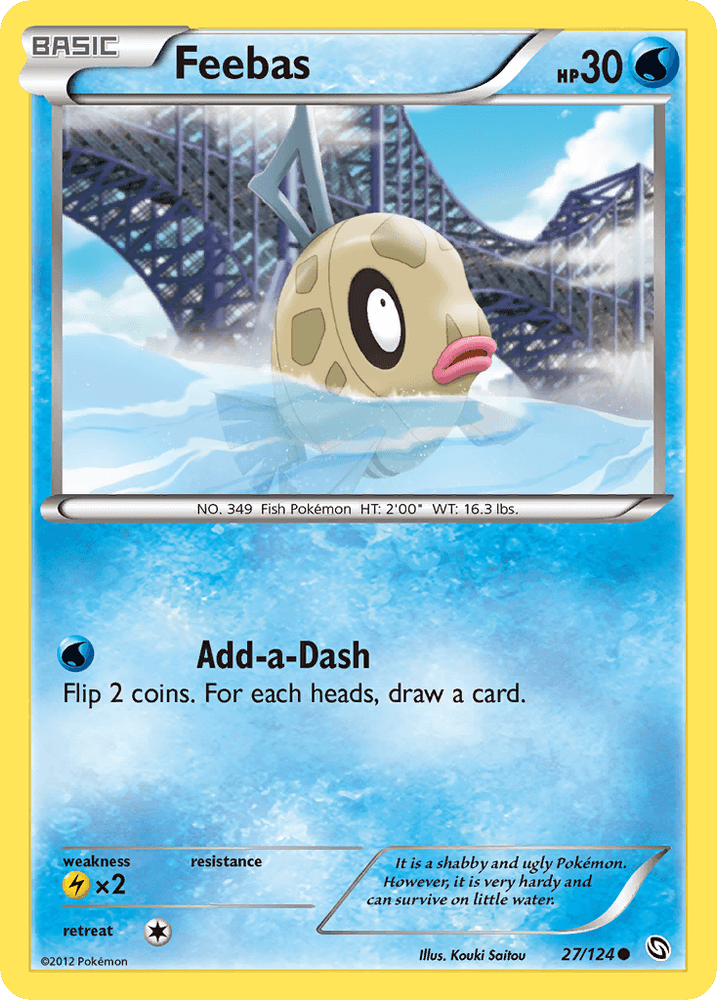 Feebas (27/124) [Black & White: Dragons Exalted] (Online Only)