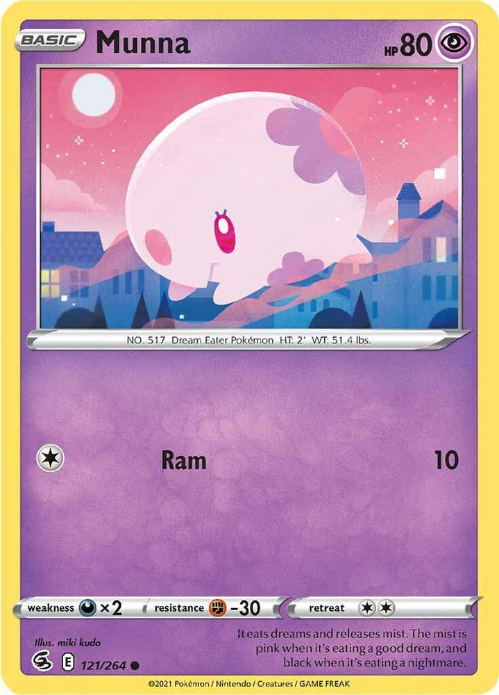 Munna (121/264) [Sword & Shield: Fusion Strike] (Online Only)