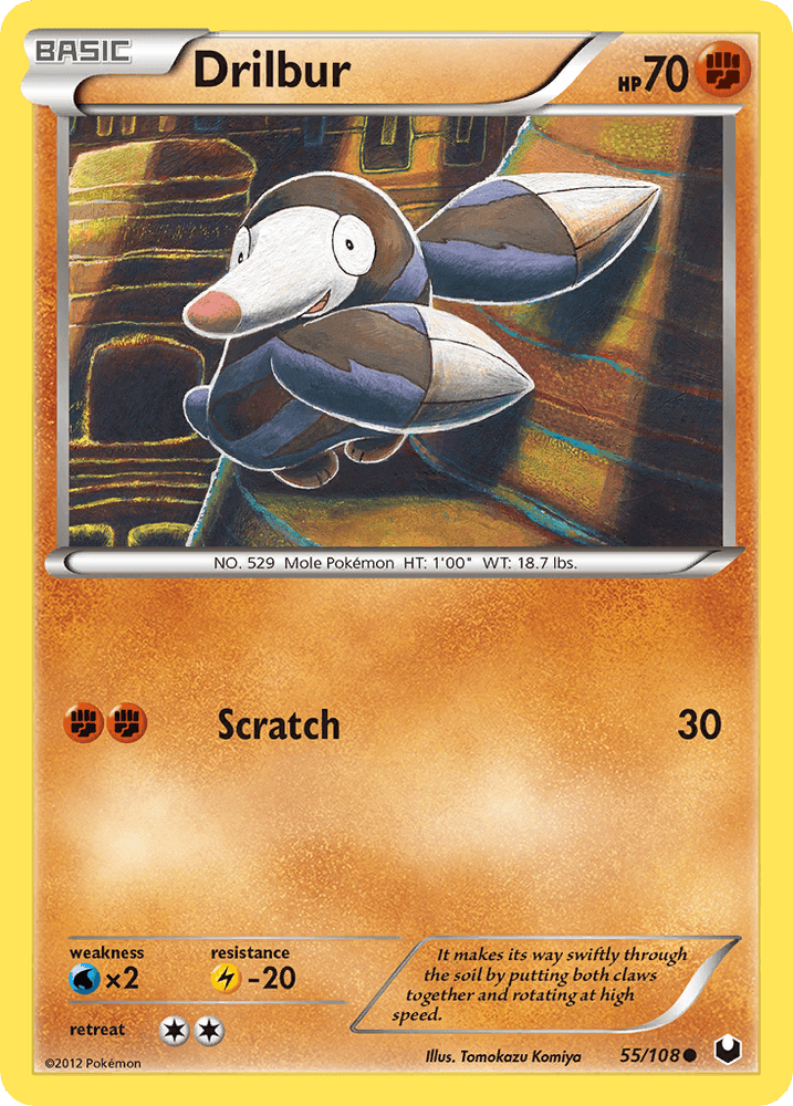 Drilbur (55/108) [Black & White: Dark Explorers] (Online Only)