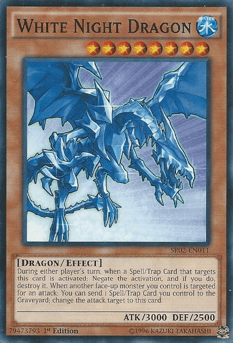 White Night Dragon [SR02-EN011] Common (ONLINE ORDER ONLY)