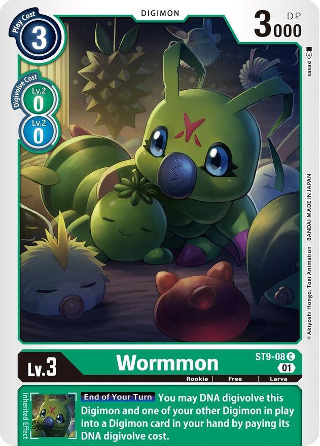 Wormmon [ST9-08] [Starter Deck: Ultimate Ancient Dragon] (ONLINE ORDER ONLY)
