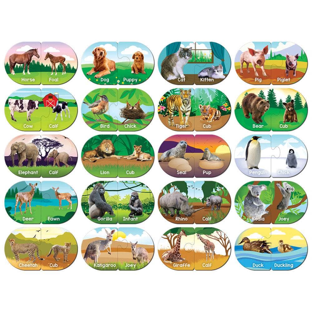 Animals - Educational Matching Jigsaw Puzzles (ONLINE ORDER ONLY)