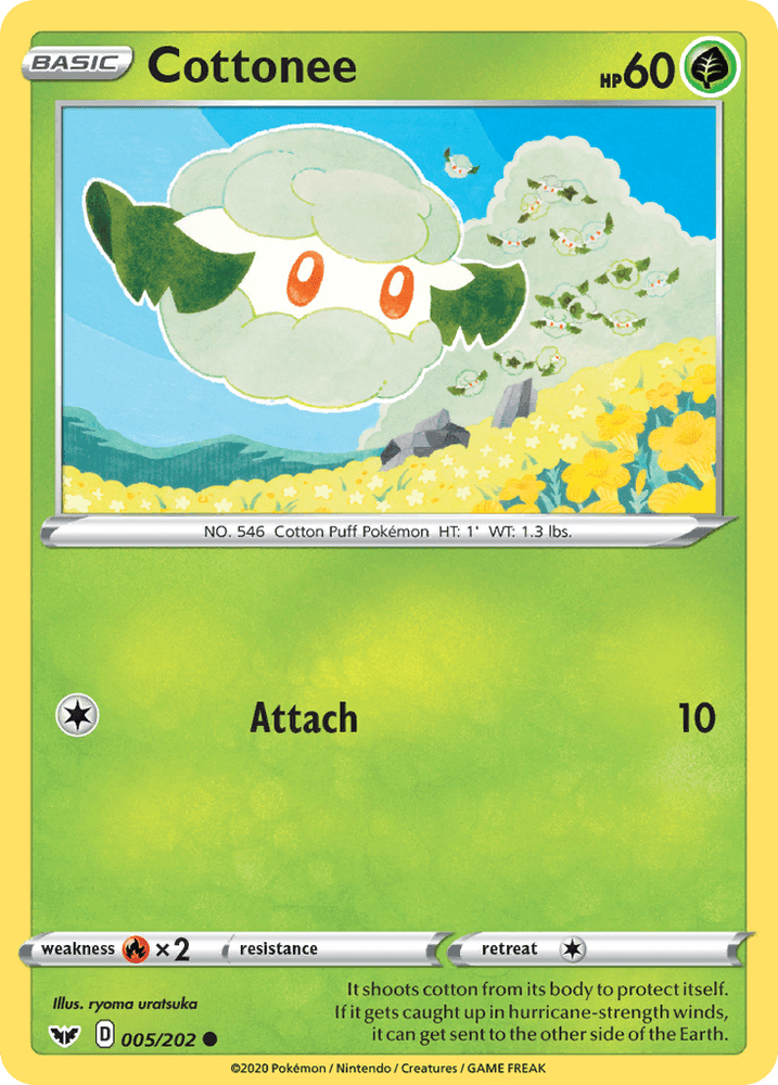Cottonee (005/202) [Sword & Shield: Base Set] (Online Only)