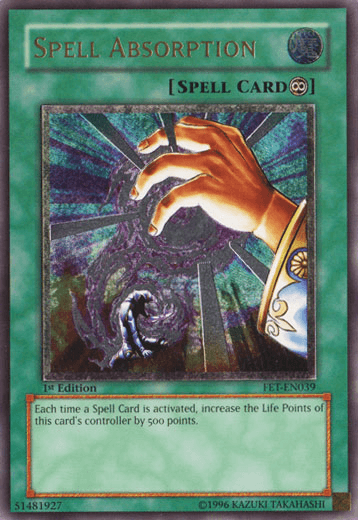 Spell Absorption [FET-EN039] Ultimate Rare (ONLINE ORDER ONLY)