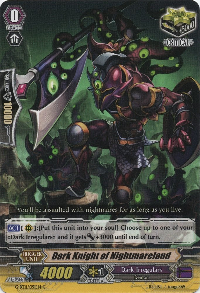 Dark Knight of Nightmareland (G-BT11/091EN) [Demonic Advent]