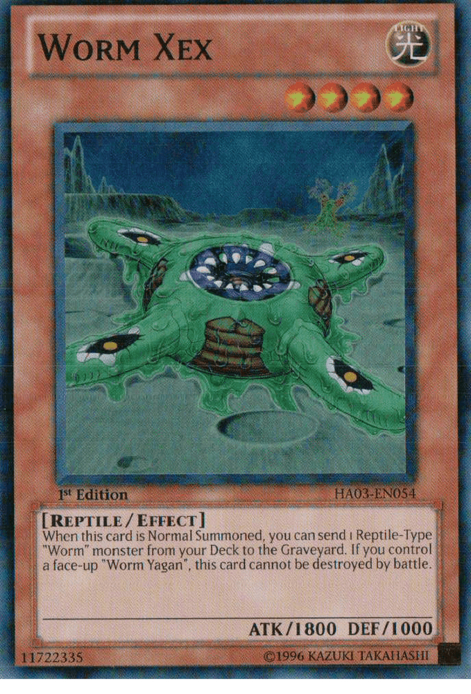 Worm Xex [HA03-EN054] Super Rare (ONLINE ORDER ONLY)