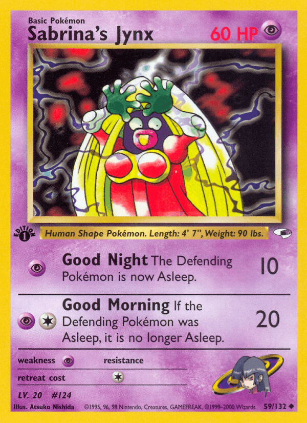 Sabrina's Jynx (59/132) [Gym Heroes 1st Edition] (Online Only)