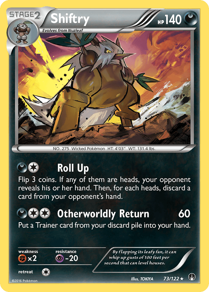 Shiftry (73/122) [XY: BREAKpoint] (Online Only)